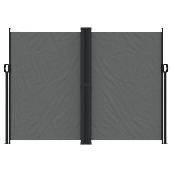 Sisäänvedettävä sivumarkiisi antrasiitti 180x600 cm