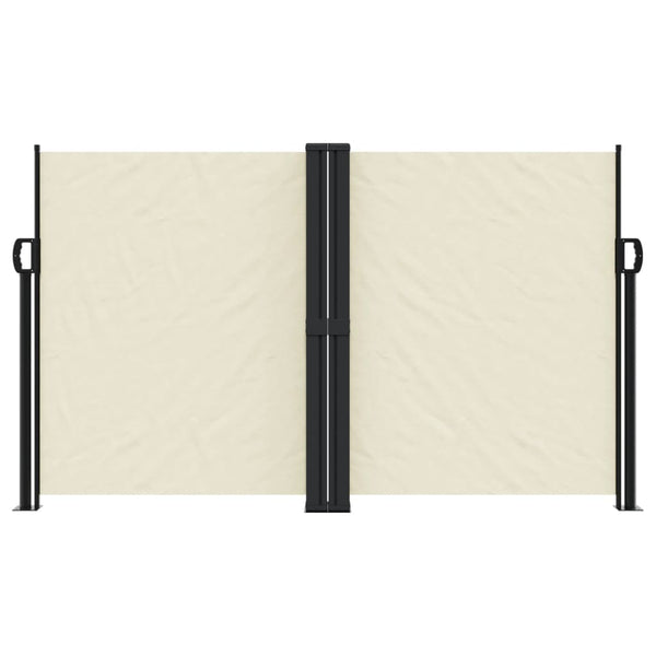 Sisäänvedettävä sivumarkiisi kerma 140x1200 cm