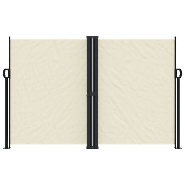 Sisäänvedettävä sivumarkiisi kerma 160x1000 cm