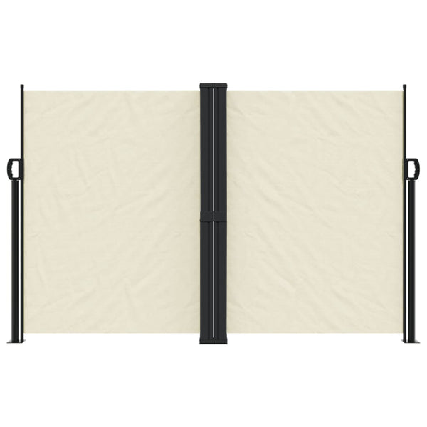 Sisäänvedettävä sivumarkiisi kerma 160x1200 cm