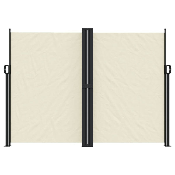 Sisäänvedettävä sivumarkiisi kerma 180x1000 cm