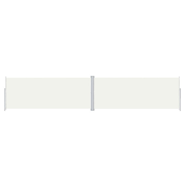 Sisäänvedettävä sivumarkiisi kerma 200x1000 cm