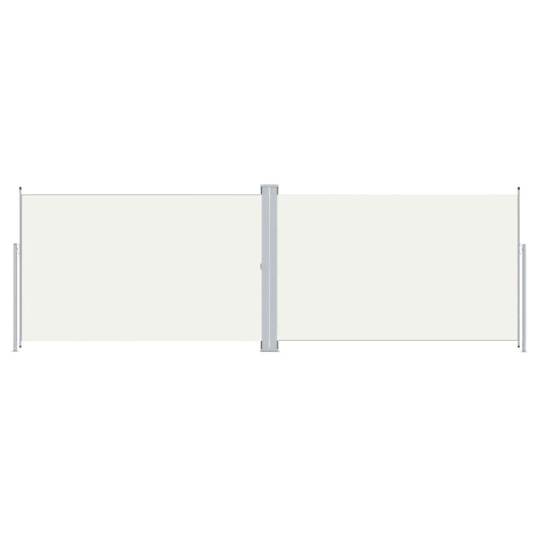 Sisäänvedettävä sivumarkiisi kerma 200x600 cm