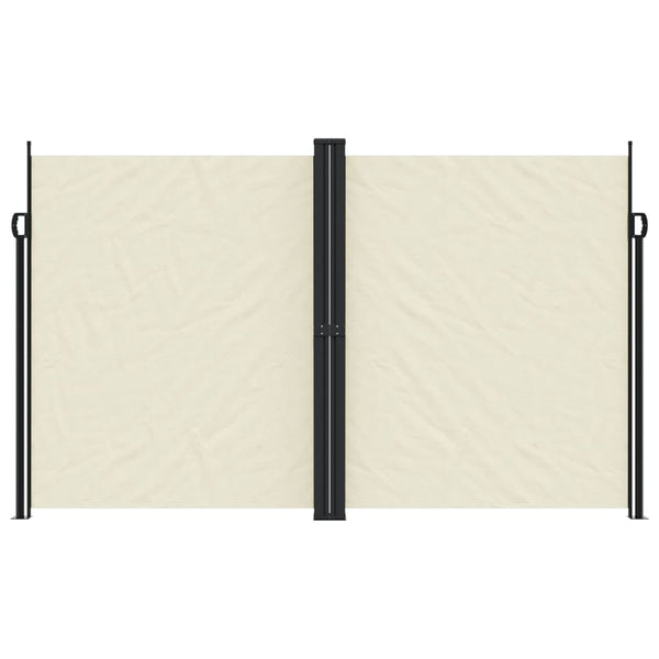 Sisäänvedettävä sivumarkiisi kerma 200x600 cm