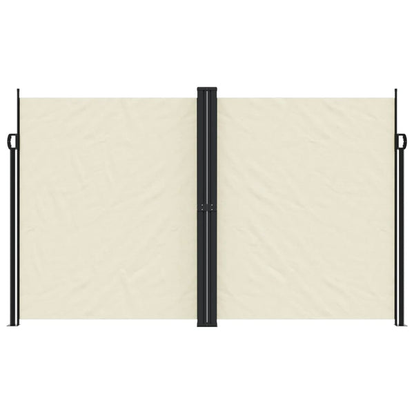 Sisäänvedettävä sivumarkiisi kerma 200x600 cm