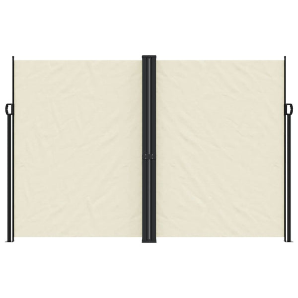 Sisäänvedettävä sivumarkiisi kerma 220x1000 cm
