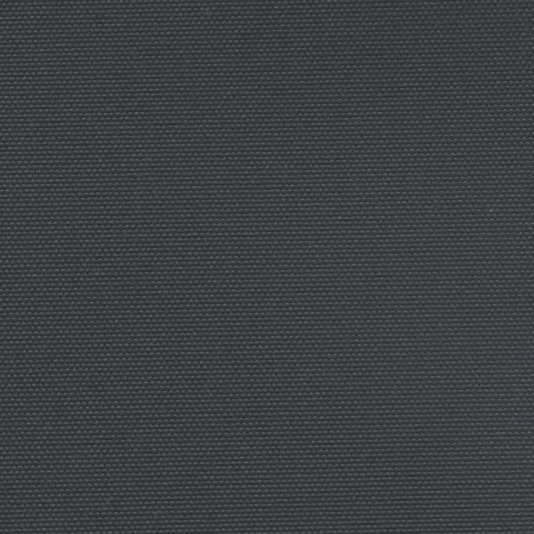 Sisäänvedettävä sivumarkiisi musta 200x600 cm