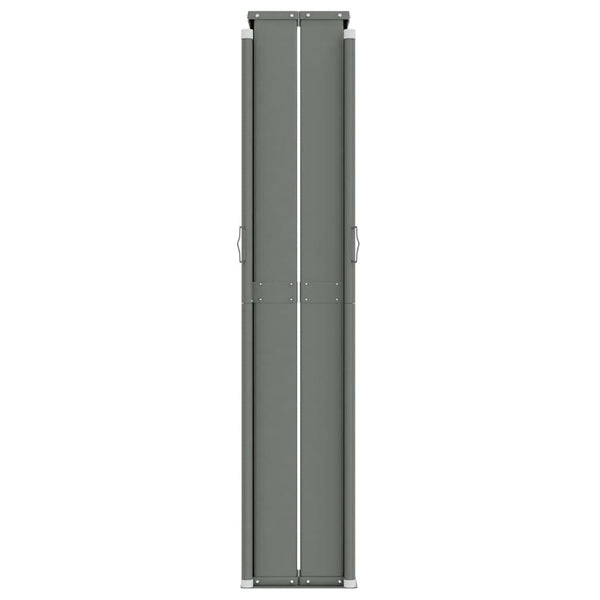 Sisäänvedettävä sivumarkiisi punainen 117x1200 cm