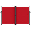 Sisäänvedettävä sivumarkiisi punainen 160x1200 cm