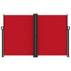 Sisäänvedettävä sivumarkiisi punainen 160x1200 cm