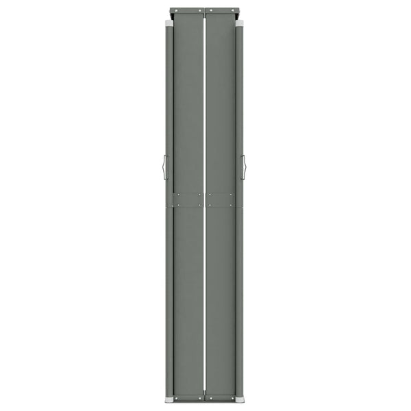 Sisäänvedettävä sivumarkiisi punainen 220x1000 cm