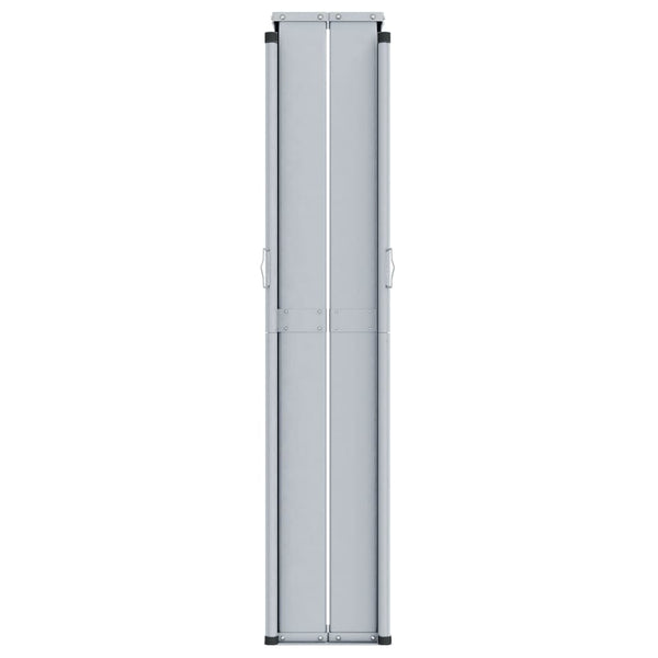 Sisäänvedettävä sivumarkiisi ruskea 220x1200 cm