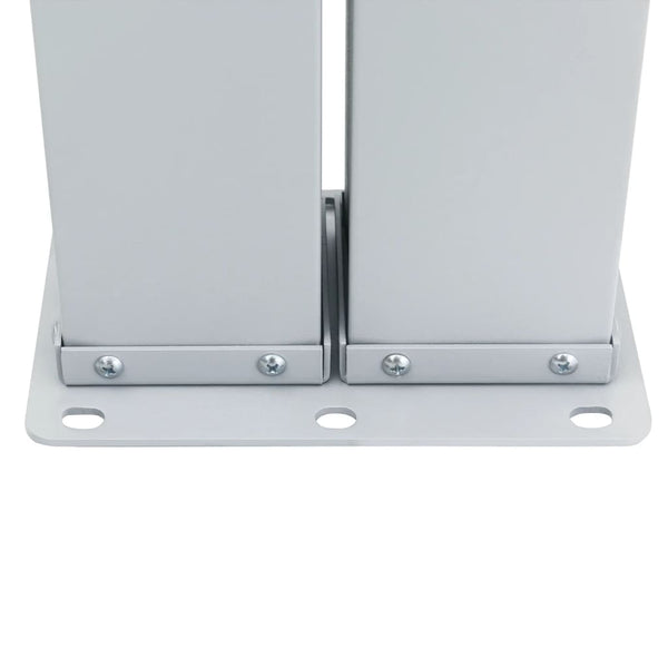 Sisäänvedettävä sivumarkiisi sininen 160x600 cm