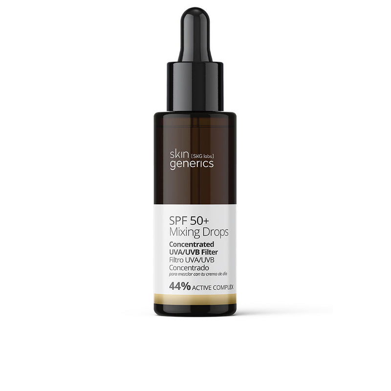 Skin Generics Mixing drops tiivistetty uva/uvb-suodatin spf50+ 30 ml | Vuodevaatteet.fi