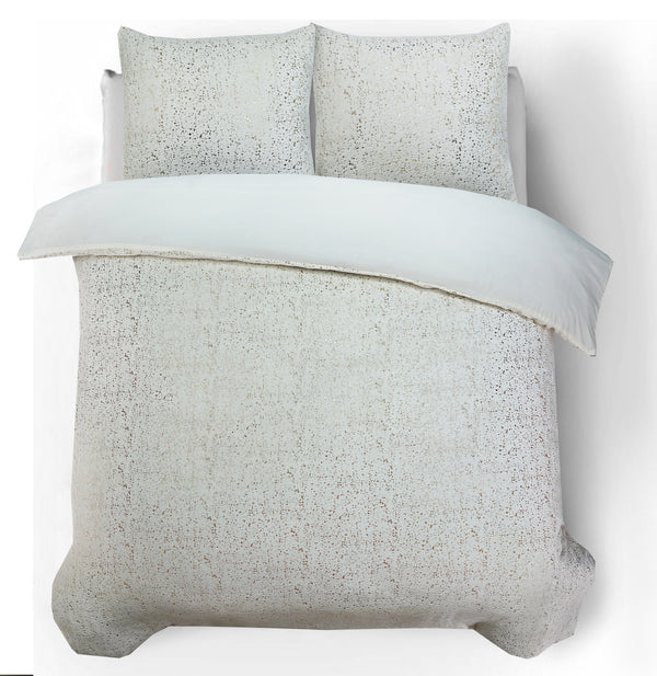 Pussilakanasetti Glamour Flanel Sprankle Foil Kerma