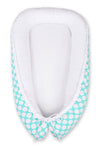 Unipesä - Turquoise With Dots/White