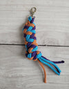 Keppihevosen riimunaru - twine cord - dark purple/ turquoise/ terracotta