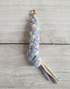 Keppihevosen riimunaru - twine cord - purple/blue/light beige