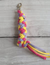 Keppihevosen riimunaru - twine cord - dark pink/purple/yellow