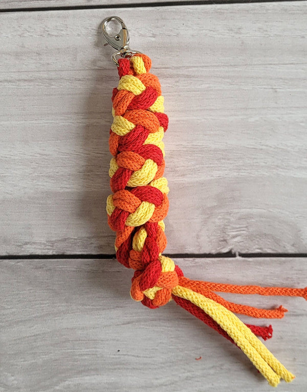 Keppihevosen riimunaru - twine cord - red/orange/yellow