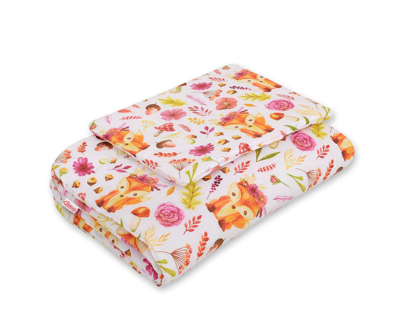 Vaauvan Peitto Ja Tyyny - Newborn - 75X100cm - Fox In A Wreath