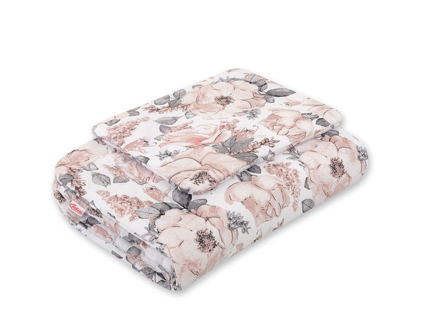 Vaauvan Peitto Ja Tyyny - Newborn - 75X100cm - Sepia Roses