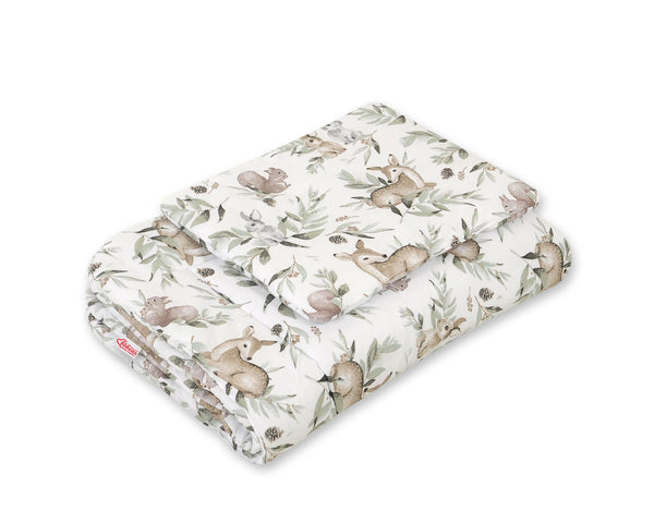 Vaauvan Peitto Ja Tyyny - Newborn - 75X100cm - Woodland Olive