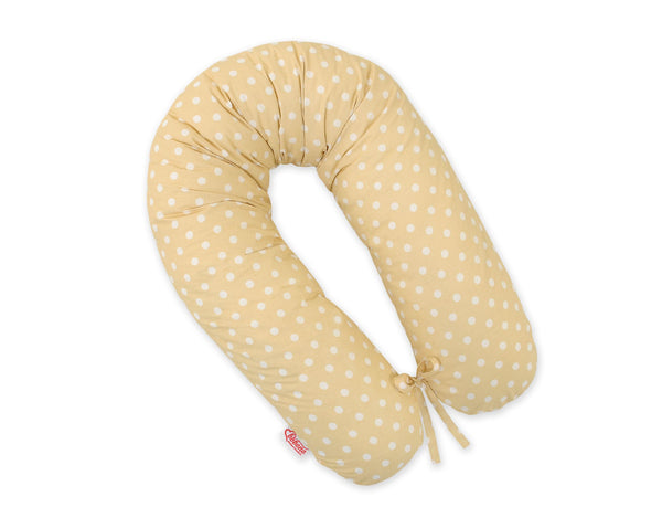 Vartalotyyny / Raskaustyyny - White Polka Dots On Beige