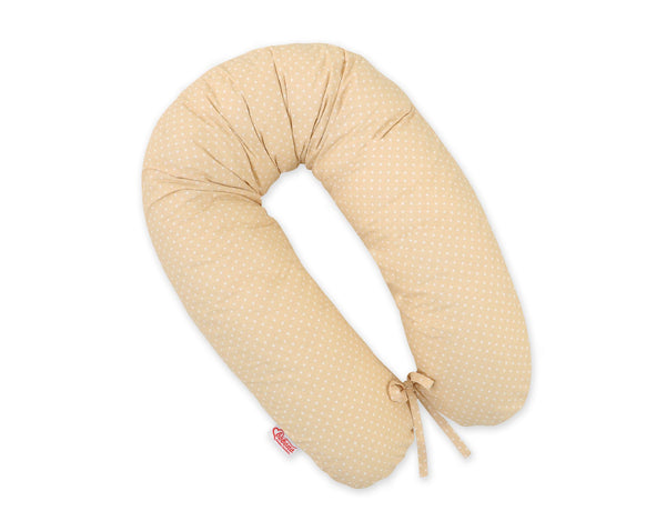 Vartalotyyny / Raskaustyyny - White Polka Dots On Beige