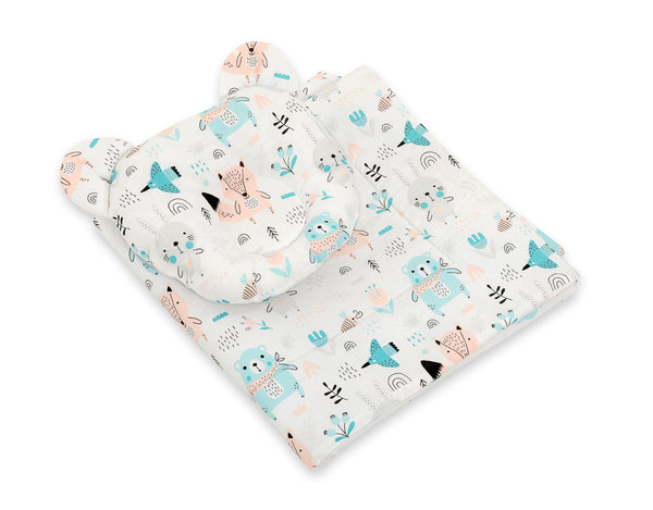 Vauvan Peitto Ja Tyyny - Puuvilla - Teddy Bear - Blue Teddy Bears