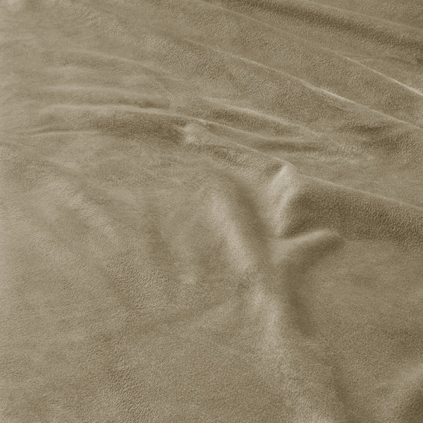 Taupe sametti pussilakanasetti Velvet Ruffles