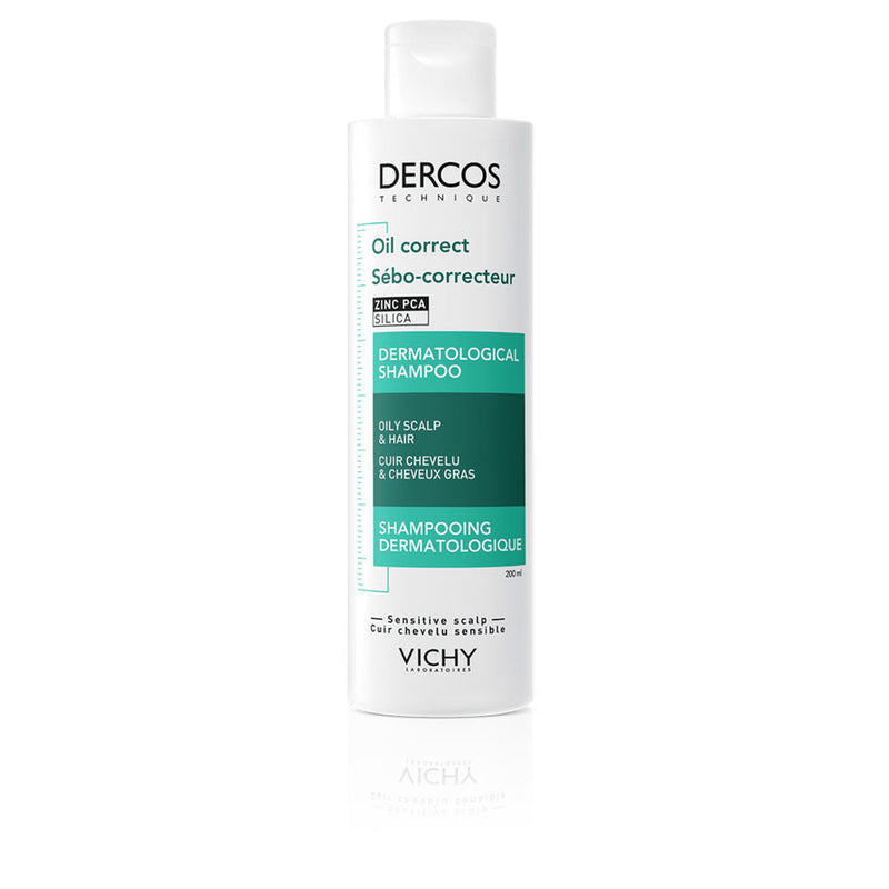 Vichy Dercos sebum control shampoo rasvoittuville hiuksille 200 ml | Vuodevaatteet.fi