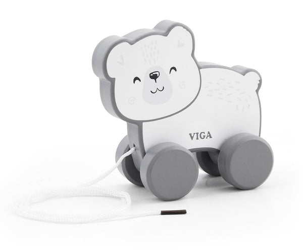 Viga 44001 PolarB vetoeläin, jossa on jääkarhu-muotoilu.