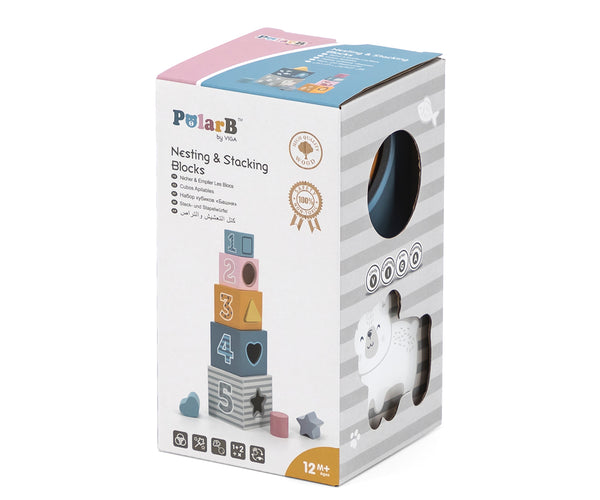 Puinen rakennuspalikkasetti, jossa eri kokoisia ja värisiä palikoita. Jokaisella palikalla on erilainen kuvio.
