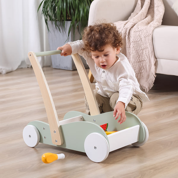 Viga 44077 Polarb -chodzik-dla-dziecka Mini Mover mint -lasten kävelyapuväline mintunvihreässä värissä.
