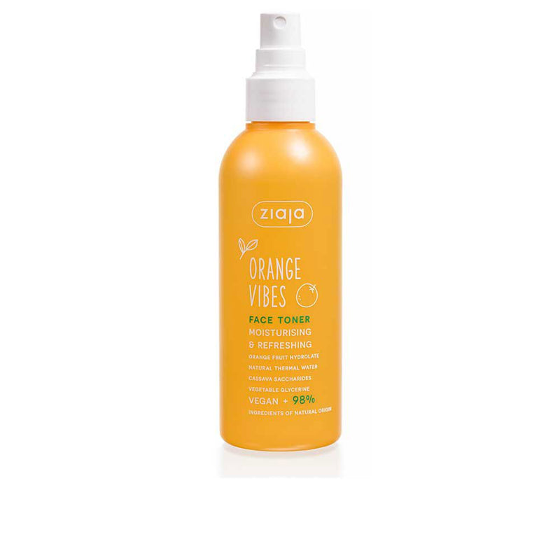Ziaja Coconut & orange vibes kosteuttava ja virkistävä kasvovesi 190 ml | Vuodevaatteet.fi