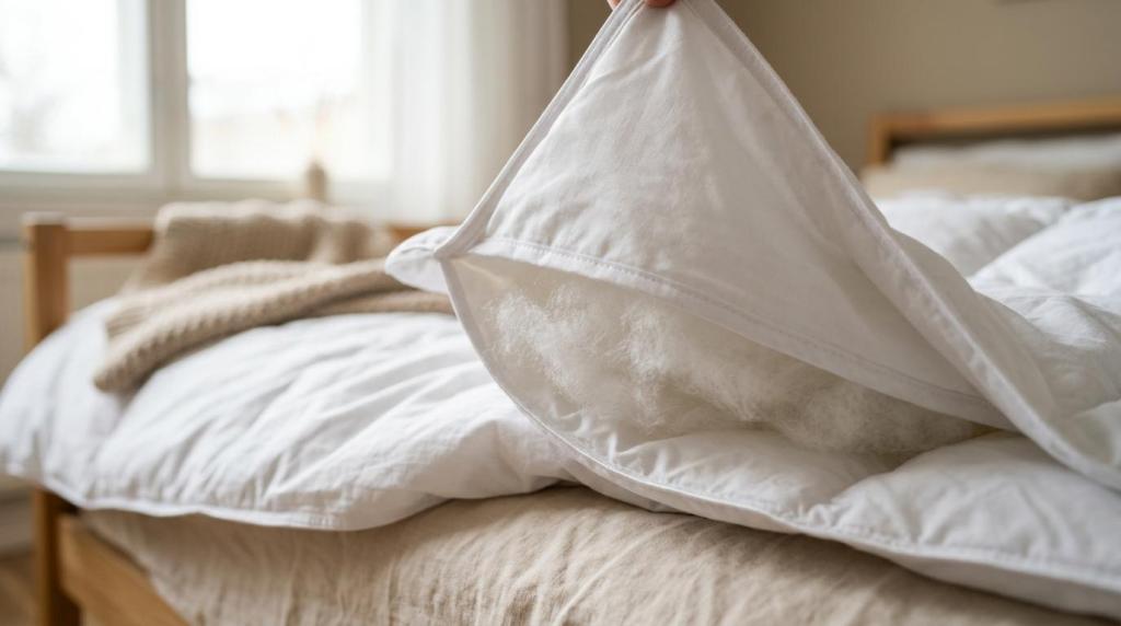 Bambupeitto vs untuvapeitto vs microgeelipeitto – erot lämmössä, hengittävyydessä ja hoidossa