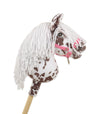 Super Hobby Horse - Super Hobby Horse Premium keppihevonen - ruskea leopardi valkoisella harjalla A4