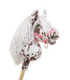 Super Hobby Horse - Super Hobby Horse Premium keppihevonen - ruskea leopardi valkoisella harjalla A4