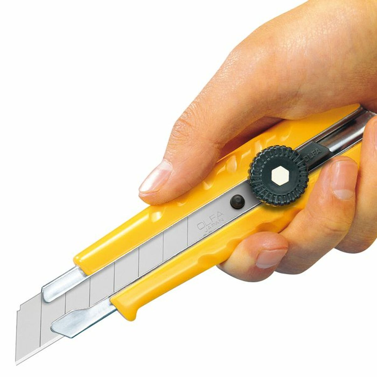 Olfa Keltainen Leikkuri Ergonomisella Kädensijalla
