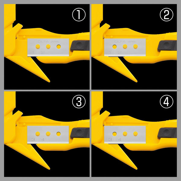 Olfa Keltainen Turvallisuusleikkuri