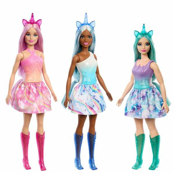 Barbie Unicorn Nukke - Monivärinen ja Luova