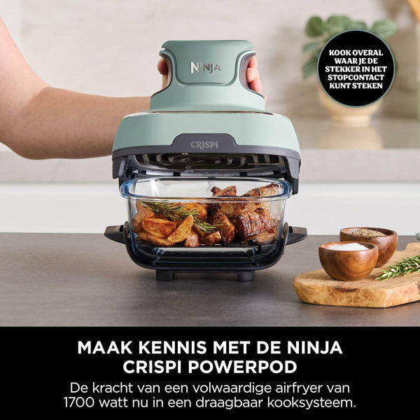 Ninja Airfryer Crispi Vihreä 3,8 L - Vuodevaatteet.fi