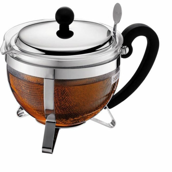Bodum Harmaa Teekannu 1 L Lasi ja Teräs