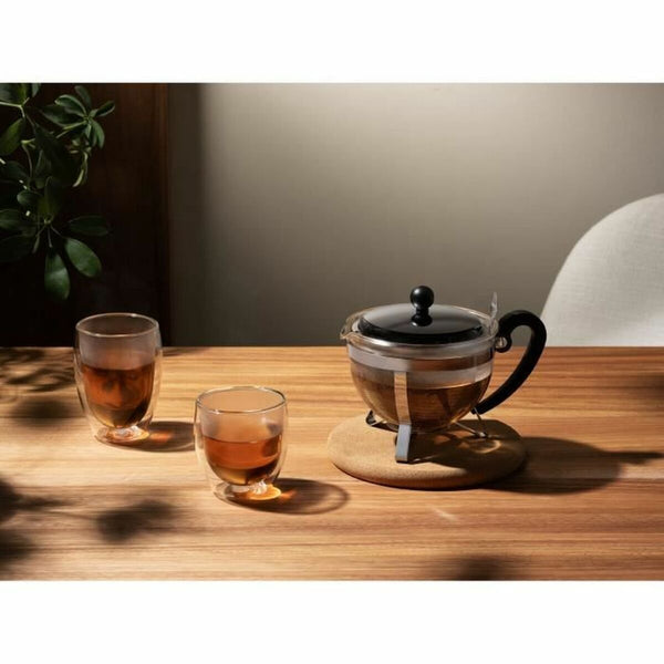 Bodum Harmaa Teekannu 1 L Lasi ja Teräs