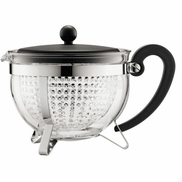 Bodum Teekannu Musta 1,3 L Lasi ja Muovi