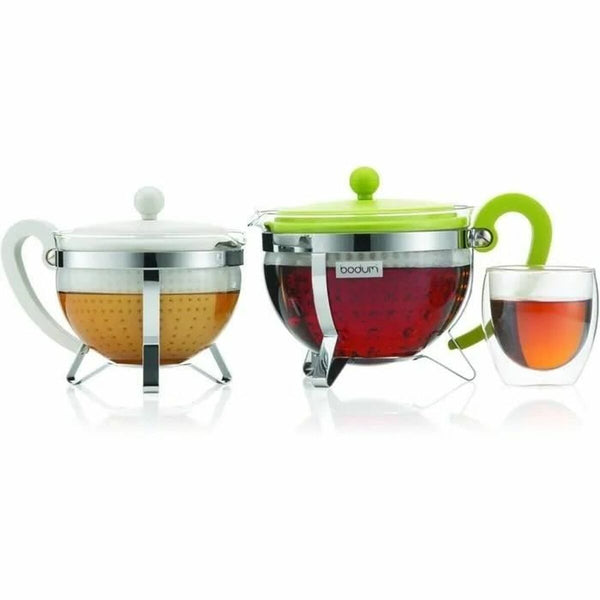 Bodum Teekannu Musta 1,3 L Lasi ja Muovi