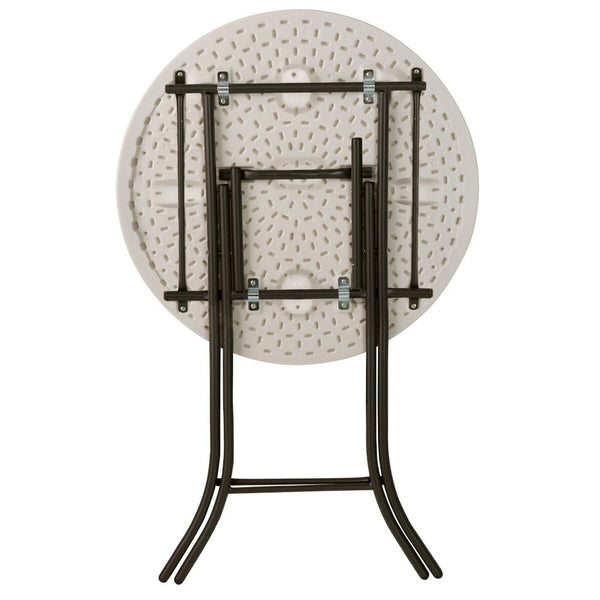 Lifetime Taitettava Sivupöytä, Kerma, 84 x 110 x 84 cm