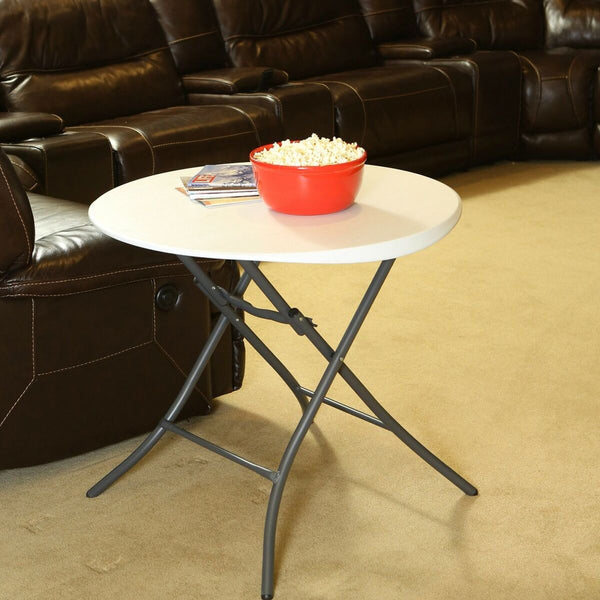 Taitettava Sivupöytä Lifetime Valkoinen