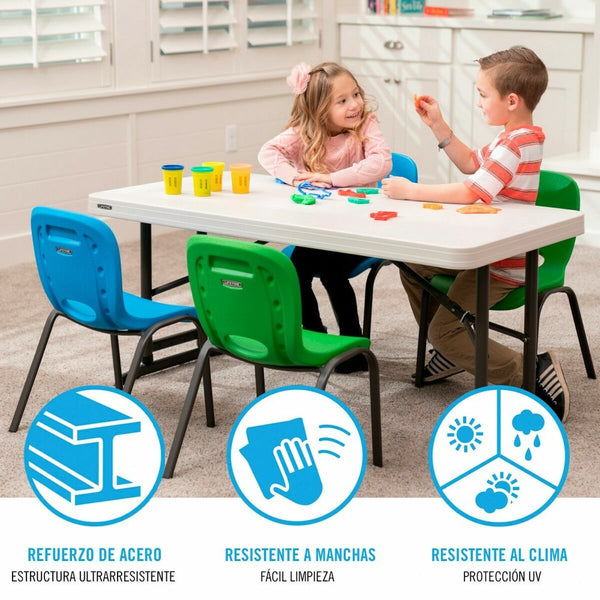 Taitettava Pöytä 122 x 86 x 61 cm, Kerma